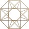 Ekena Millwork Guardian Wood Fretwork Pierced Ceiling Medallion, Birch, 26"OD x 10 1/8"ID x 1/4"T CMWP26X26X0250GDBI - alternate 1